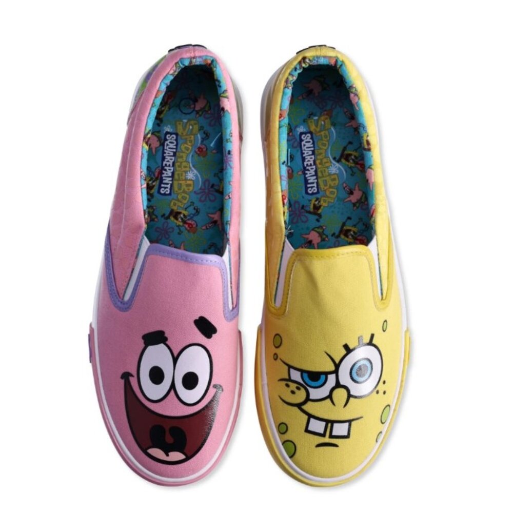 NEW Nickelodeon SpongeBob Women’s Slip-on Sneakers - 8.0 Shoe Size